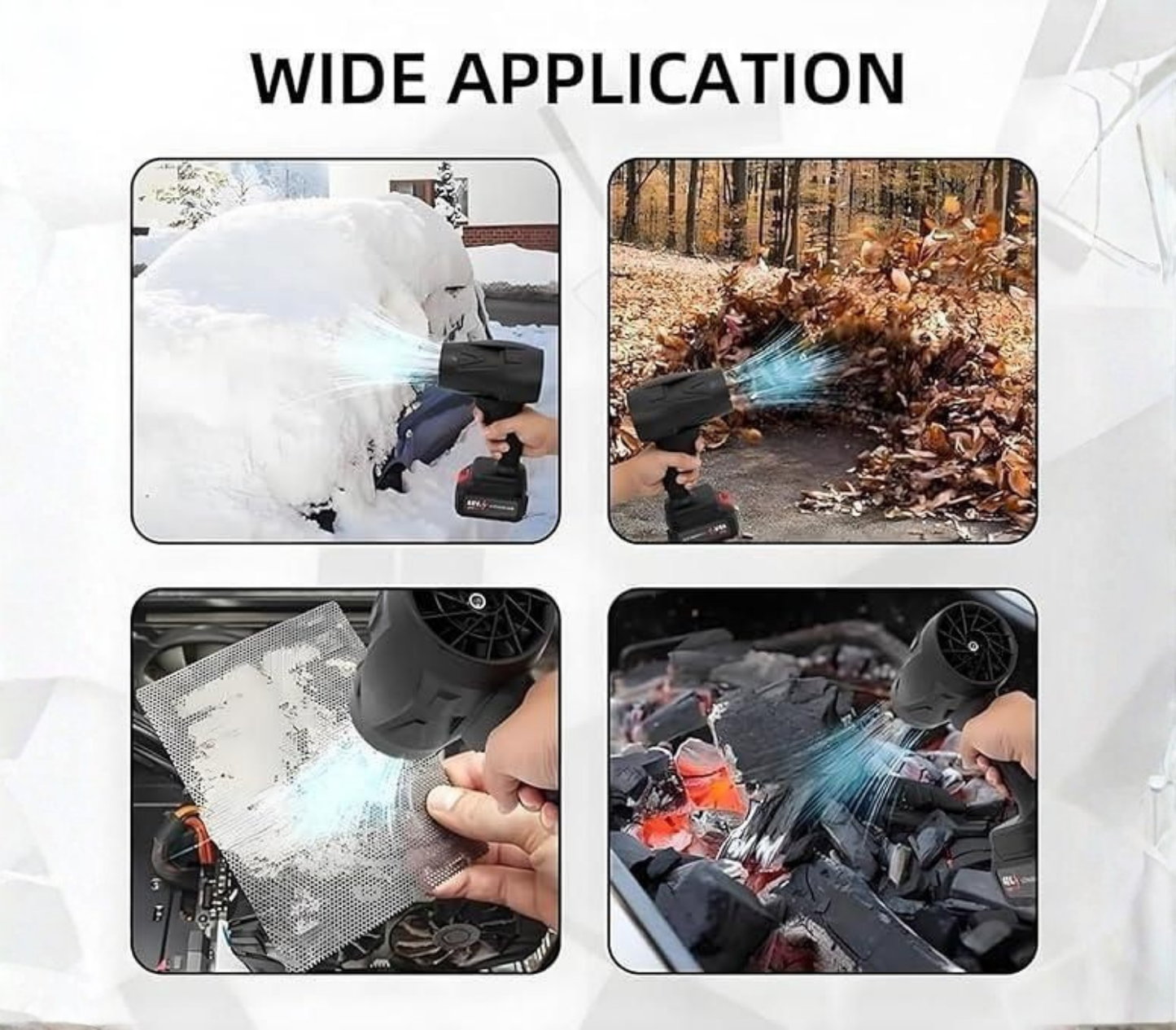 AeroBlast Pro™ I Compact size. Powerful airflow.