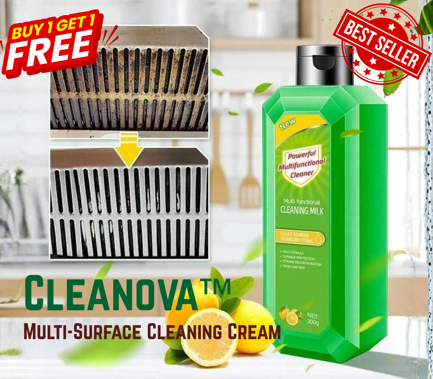 Cleanova™ I Multi-Surface Cleaning Cream