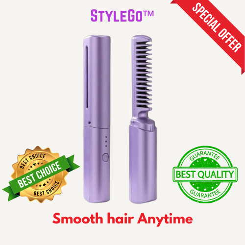 StyleGo™ Mini Cordless Hair Straightener I Smooth hair. Anytime.