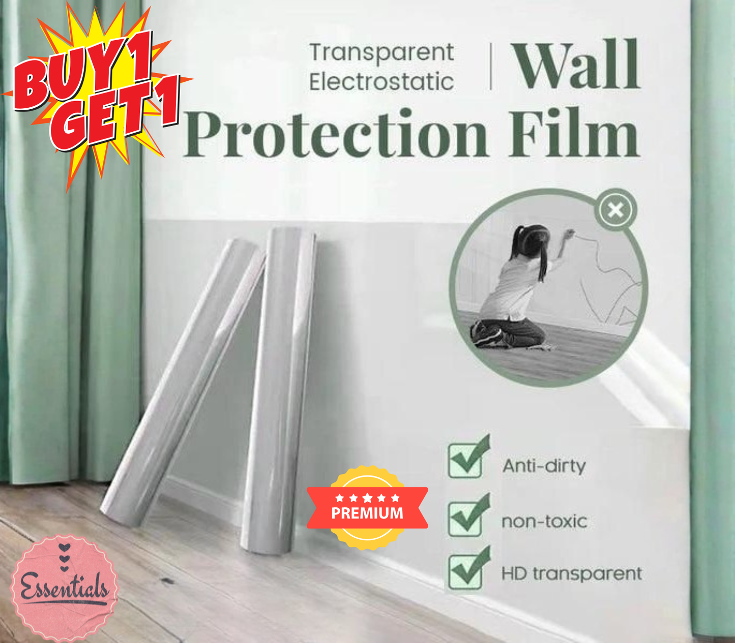 WallGuard™ Clear Protection Film I Protect walls. Stay worry-free.