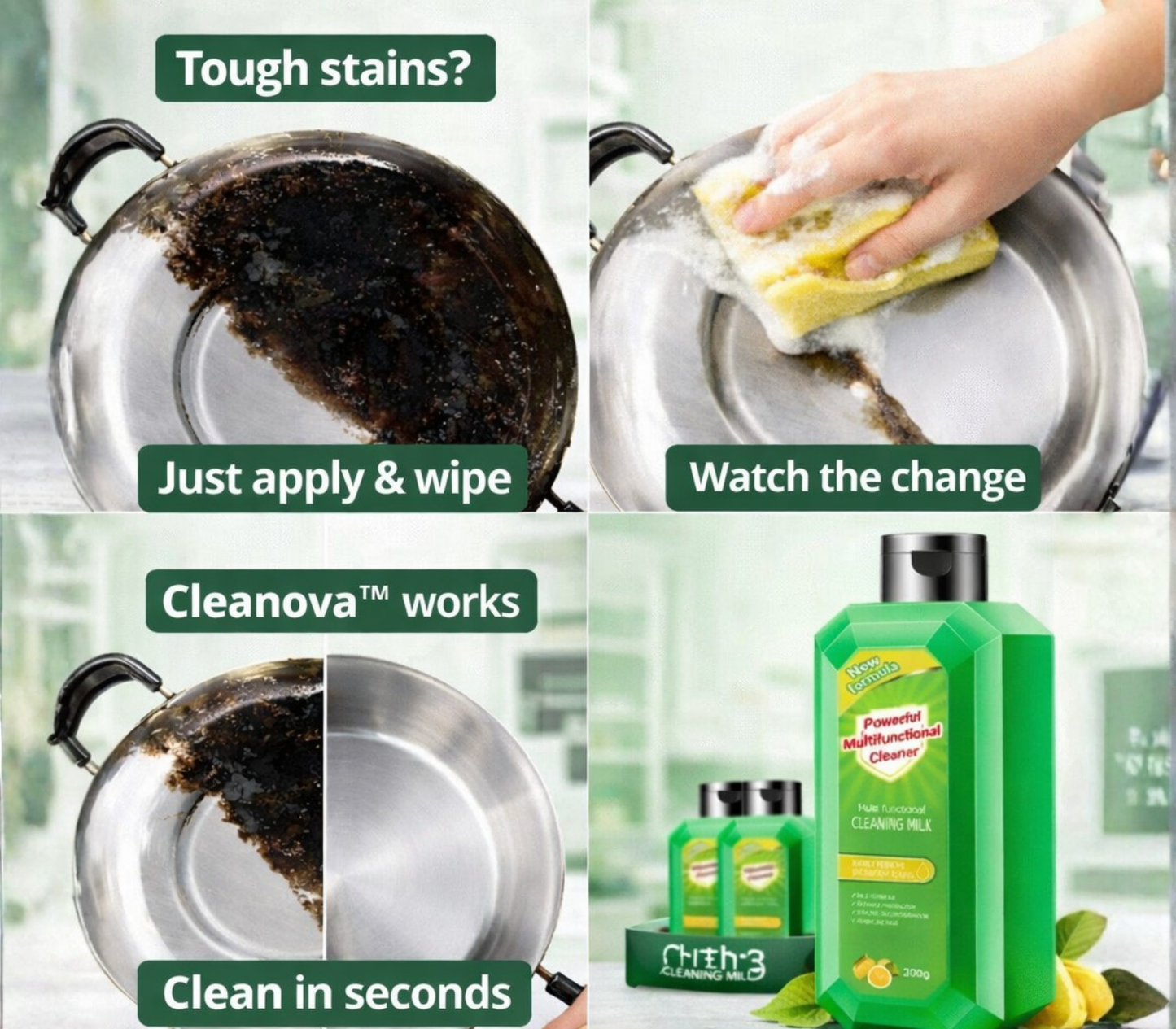 Cleanova™ I Multi-Surface Cleaning Cream