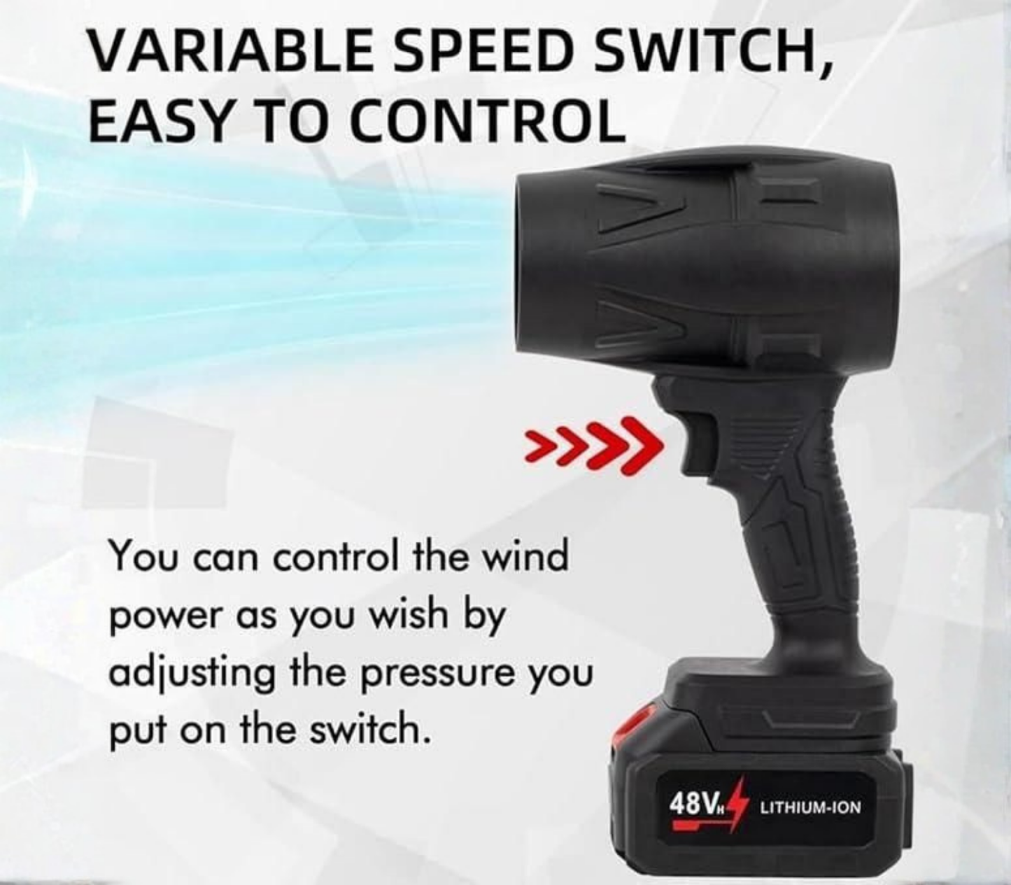 AeroBlast Pro™ I Compact size. Powerful airflow.