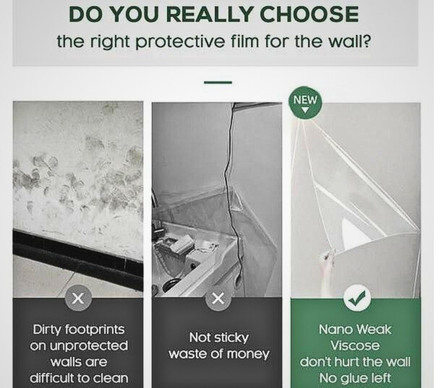 WallGuard™ Clear Protection Film I Protect walls. Stay worry-free.