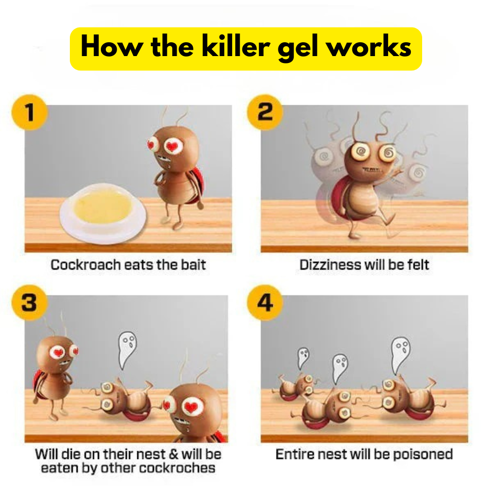 HomeGuard™ I Cockroach Killer Gel