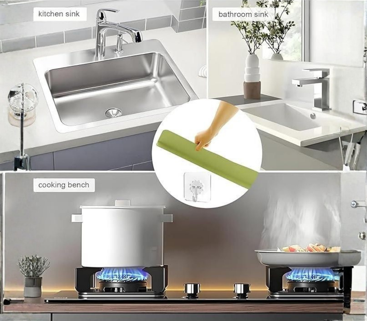 SplashLock™ Silicone Sink Guard I No spills. No mess.