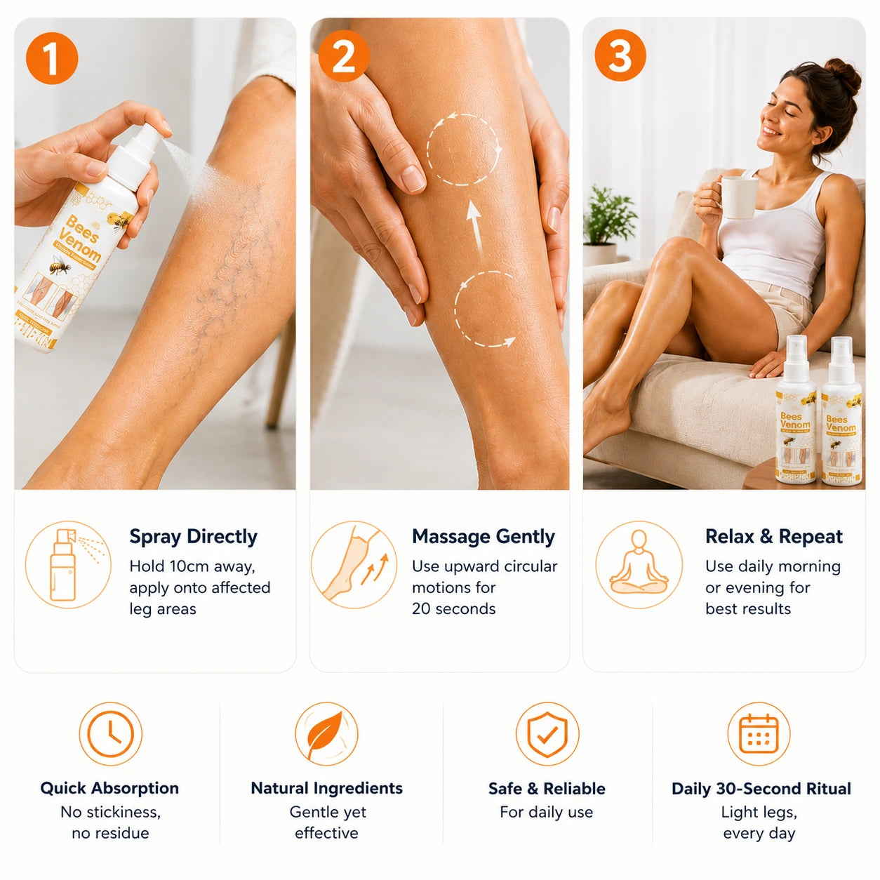 VeinEase™ - Leg Comfort Spray (Buy 1 Get 1)